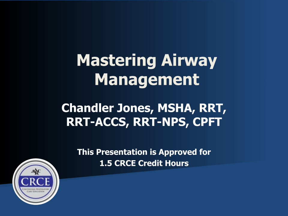 Mastering Airway Management Live Broadcast