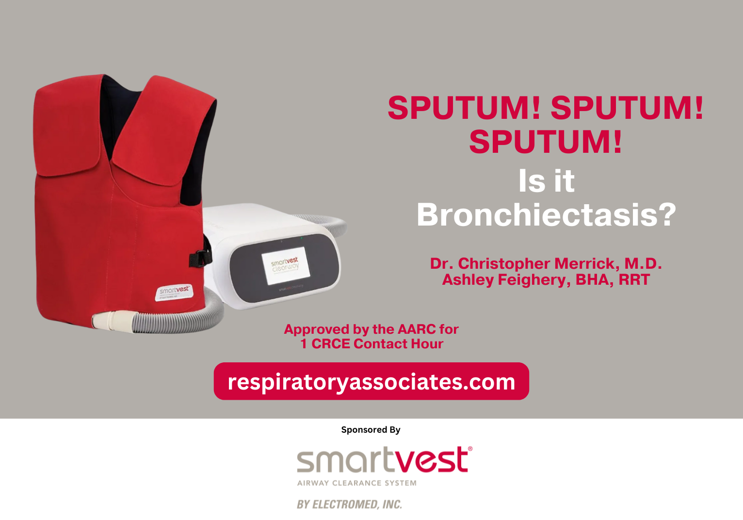 Sputum! Sputum! Sputum! Is it Bronchiectasis? Live Broadcast