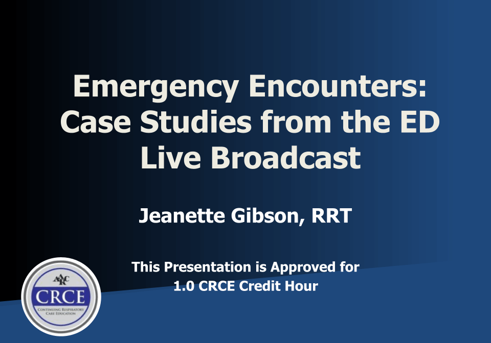 Emergency Encounters