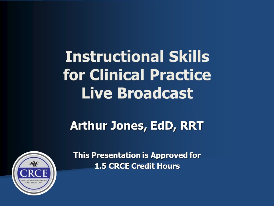 Instructional Skills for Clinical Practice Live Broadcast